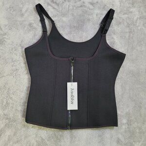 NWT YADIFEN Waist Trainer Vest Zipper Corset Body Shaper for Tummy Control  2XL